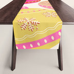 Playful Christmas Baubles Table Runner Gallery Image 1