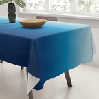 Sky and Ocean Blue Ombre Tablecloth Gallery Image 3