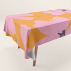Abstract Minimal Flowers 18 Tablecloth Gallery Image 1