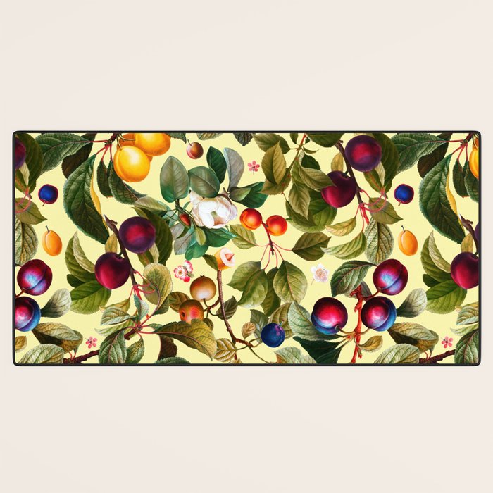 Vintage Fruit Pattern XXI Desk Mat Gallery Image 3
