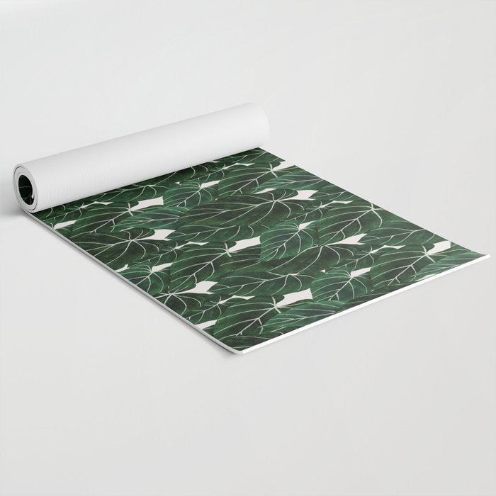 philodendron pot plant Yoga Mat Gallery Image 2