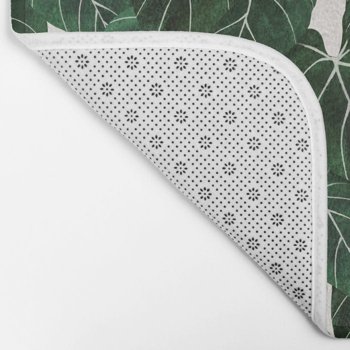 philodendron pot plant Bath Mat Gallery Image 2