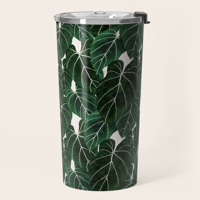 philodendron pot plant Travel Mug Gallery Image 2