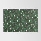 philodendron pot plant Rug Gallery Image 2