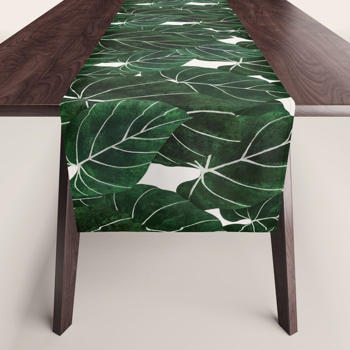 philodendron pot plant Table Runner Gallery Image 1