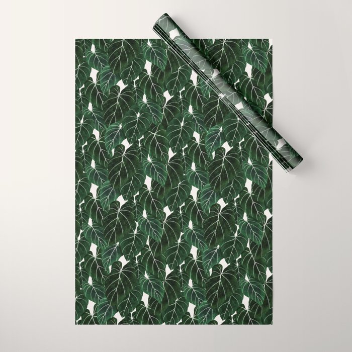 philodendron pot plant Wrapping Paper Gallery Image 1