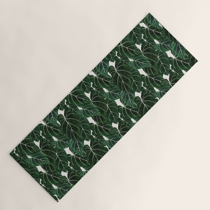 philodendron pot plant Yoga Mat Gallery Image 1