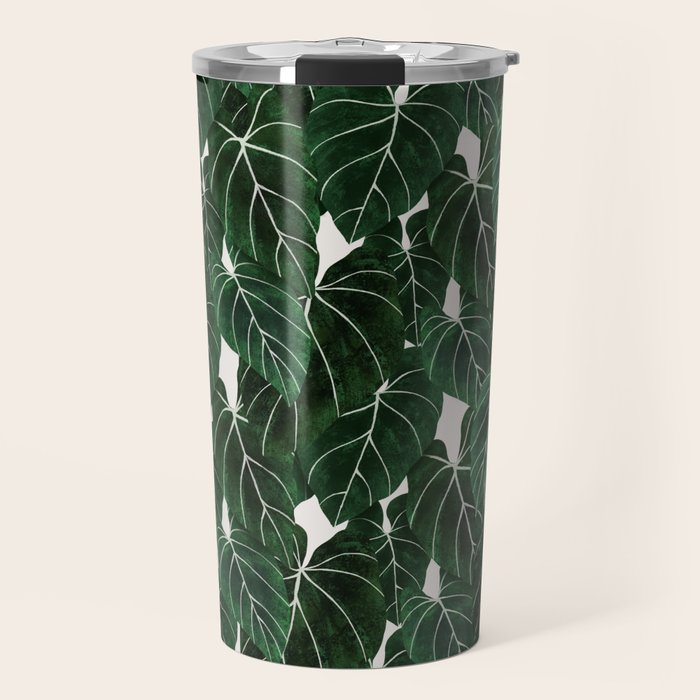philodendron pot plant Travel Mug Gallery Image 1