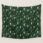 philodendron pot plant Wall Tapestry Gallery Image 4