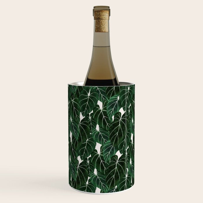 philodendron pot plant Wine Chiller Gallery Image 2