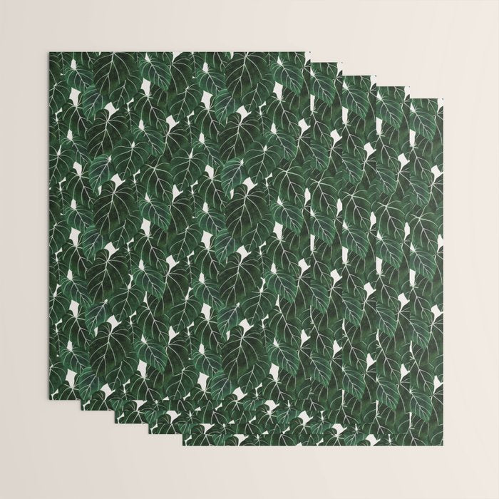 philodendron pot plant Wrapping Paper Gallery Image 3