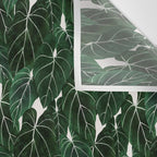 philodendron pot plant Wall Tapestry Gallery Image 3