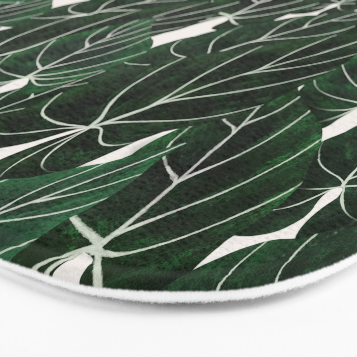 philodendron pot plant Bath Mat Gallery Image 3