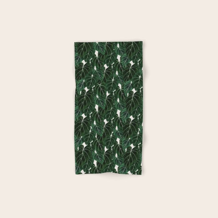philodendron pot plant Bath Towel Gallery Image 1