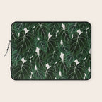 philodendron pot plant Laptop Sleeve Gallery Image 1