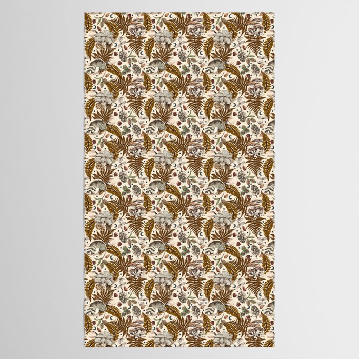 Mushrooms in moon forest A Tablecloth Gallery Image 2