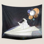 space sailing Wall Tapestry Gallery Image 4