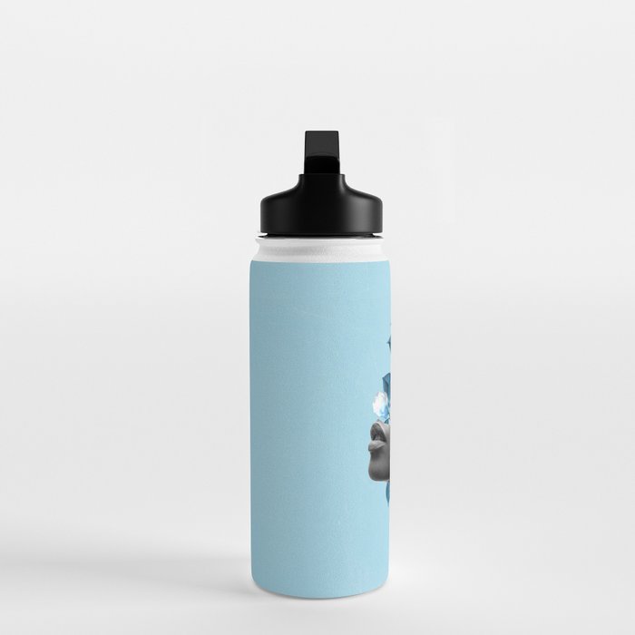 Girl with parrot Water Bottle Gallery Image 3