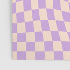 Check V - Lilac Twist â Checkerboard Print Poster Gallery Image 3