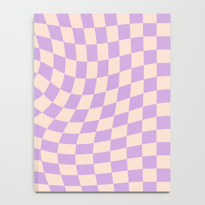 Check V - Lilac Twist â Checkerboard Print Notebook Gallery Image 4