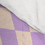 Check V - Lilac Twist â Checkerboard Print Comforter Gallery Image 4