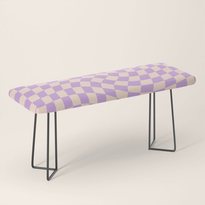 Check V - Lilac Twist â Checkerboard Print Bench Gallery Image 1