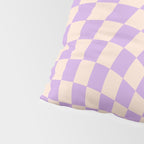 Check V - Lilac Twist â Checkerboard Print Pillow Sham Gallery Image 4