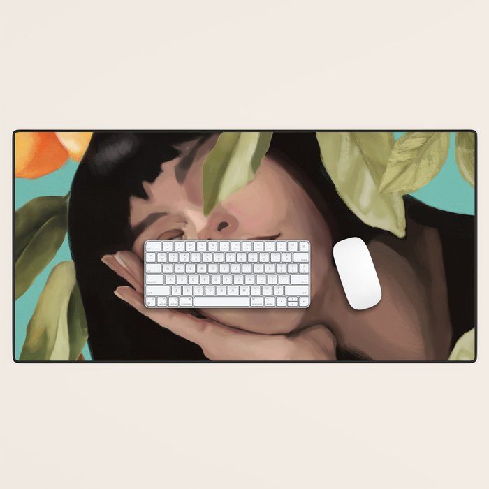 Tangerine Dream Desk Mat Gallery Image 1