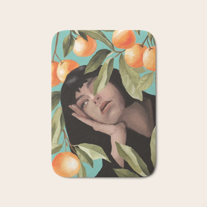 Tangerine Dream Bath Mat Gallery Image 1