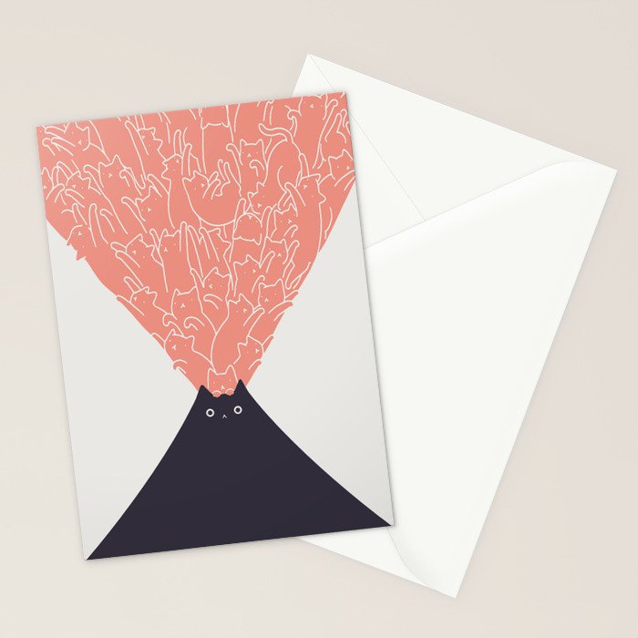 Cat Landscape 102: Vol-cat-no Stationery Card Gallery Image 2