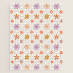 Vintage floral art pattern Jigsaw Puzzle Gallery Image 1