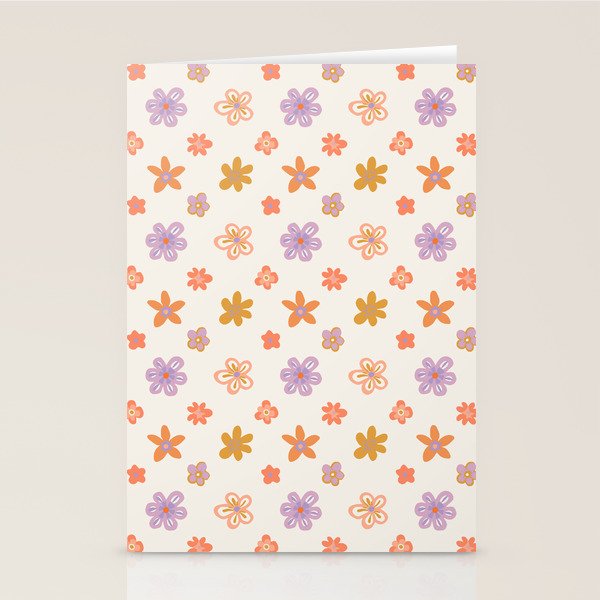 Vintage floral art pattern Stationery Card Gallery Image 1