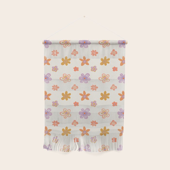 Vintage floral art pattern Wall Hanging Gallery Image 1