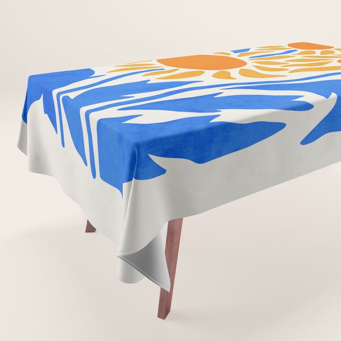 FOLIAGE 002: Sunflower | Flower Market Tablecloth Gallery Image 1