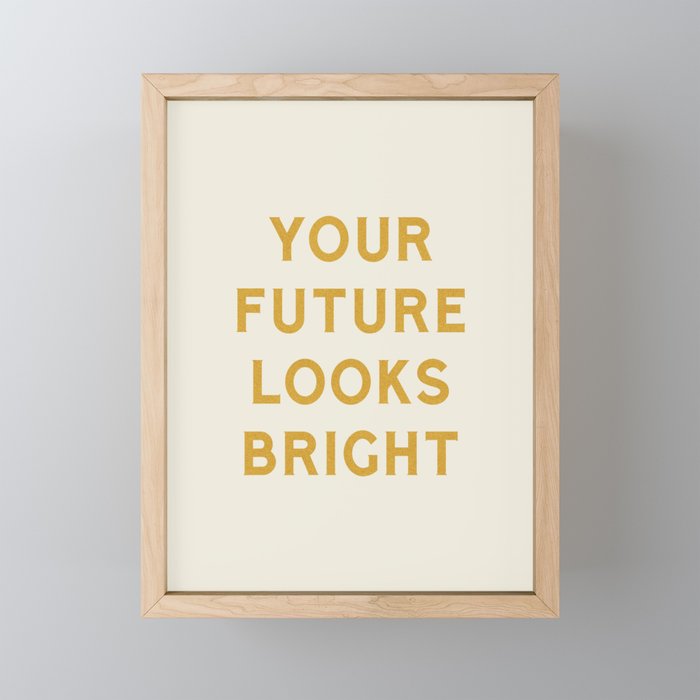 Your Future Looks Bright Mini Art Print Gallery Image 1