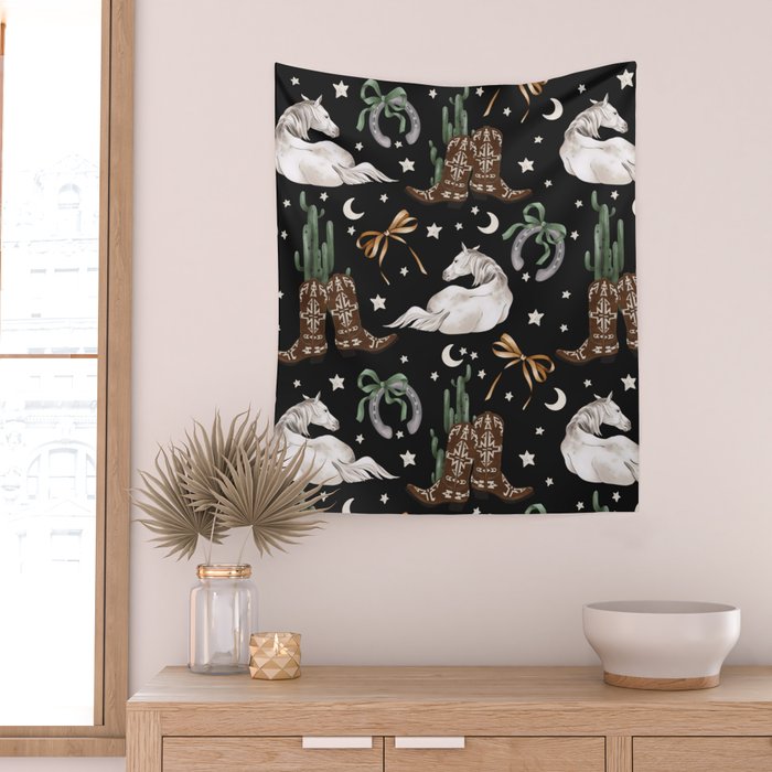 Cowboy Dreams Delight Wall Tapestry Gallery Image 2