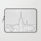 Minimal Line New York City Laptop Sleeve Gallery Image 1