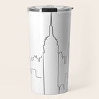 Minimal Line New York City Travel Mug Gallery Image 1