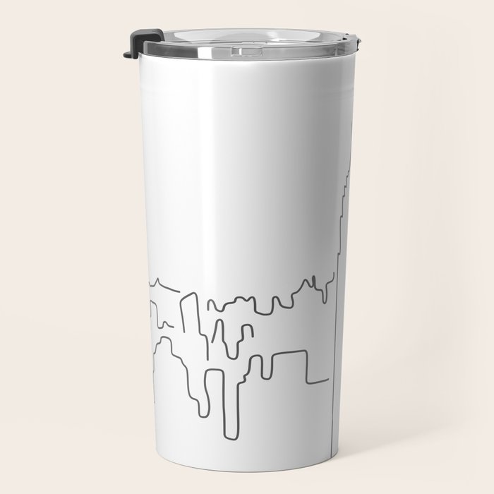Minimal Line New York City Travel Mug Gallery Image 3