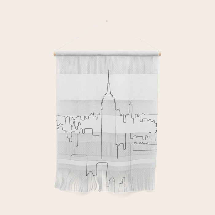 Minimal Line New York City Wall Hanging Gallery Image 1