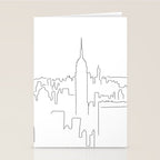 Minimal Line New York City Stationery Card Gallery Image 2