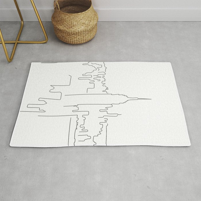Minimal Line New York City Rug Gallery Image 1