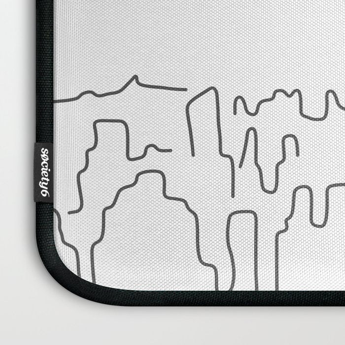 Minimal Line New York City Laptop Sleeve Gallery Image 3