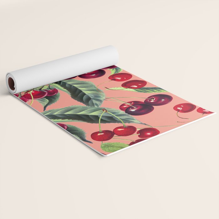 Sweet Cherry V Yoga Mat Gallery Image 2