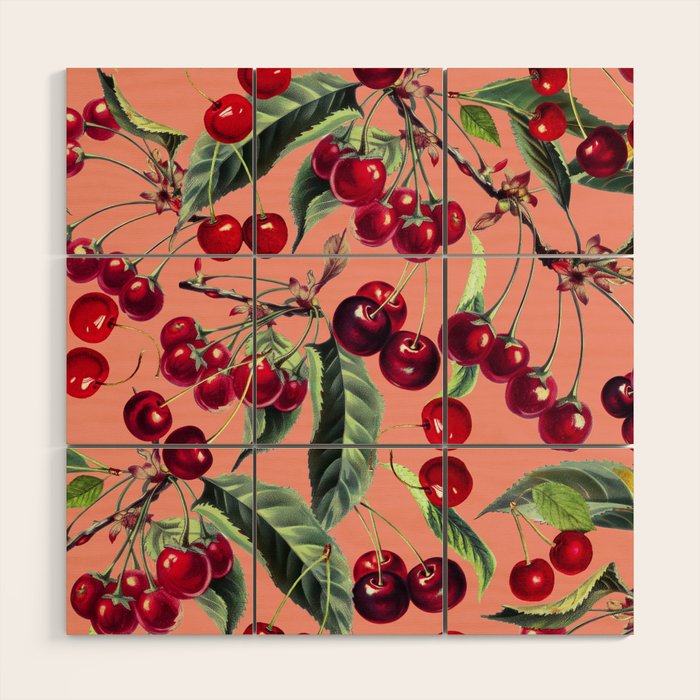 Sweet Cherry V Wood Wall Art Gallery Image 1