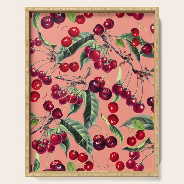 Sweet Cherry V Serving Tray Gallery Image 1