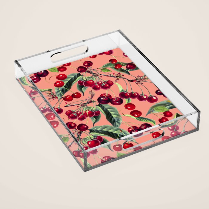 Sweet Cherry V Acrylic Tray Gallery Image 1