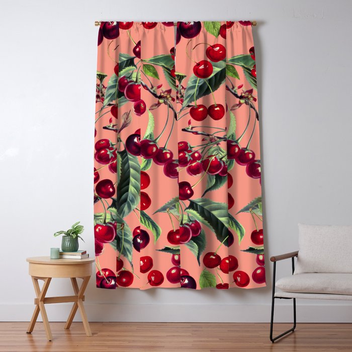 Sweet Cherry V Window Curtain Gallery Image 5