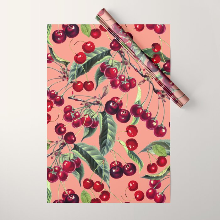 Sweet Cherry V Wrapping Paper Gallery Image 1