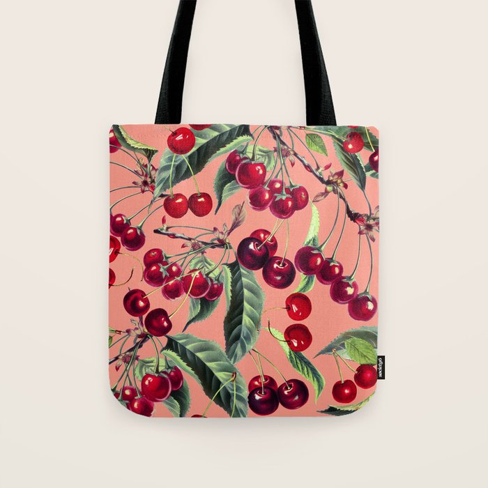 Sweet Cherry V Tote Bag Gallery Image 1